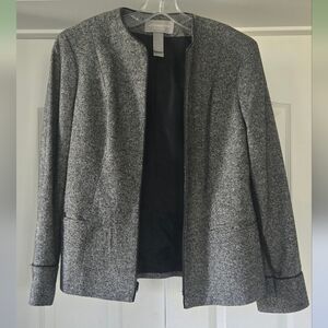 Gray Textured Blazer